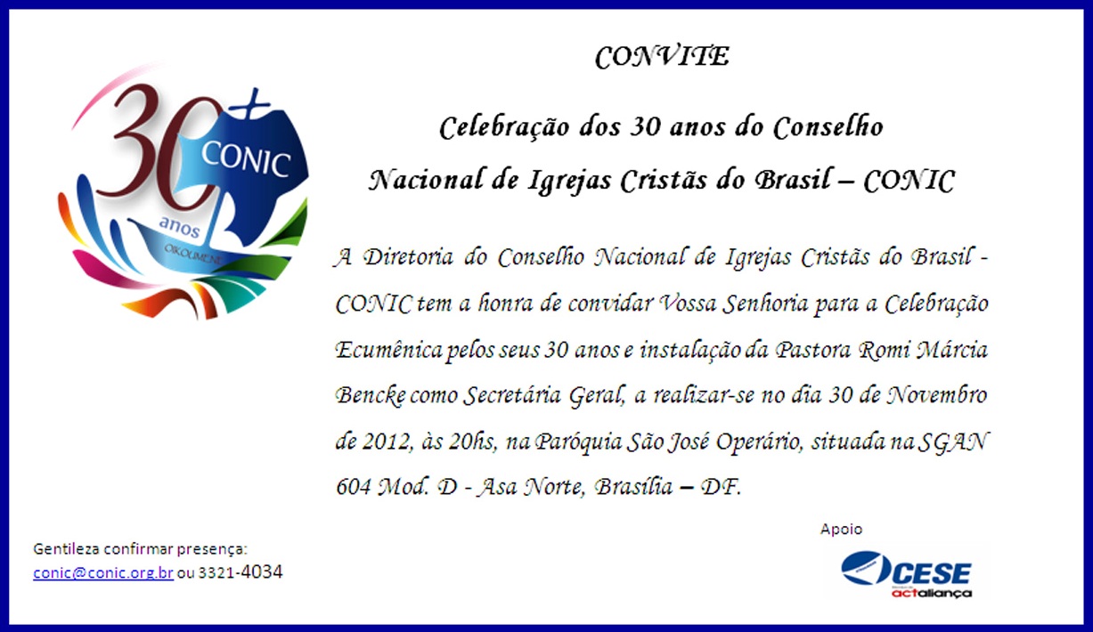 CONIC - Conselho Nacional de Igrejas Cristãs do Brasil 