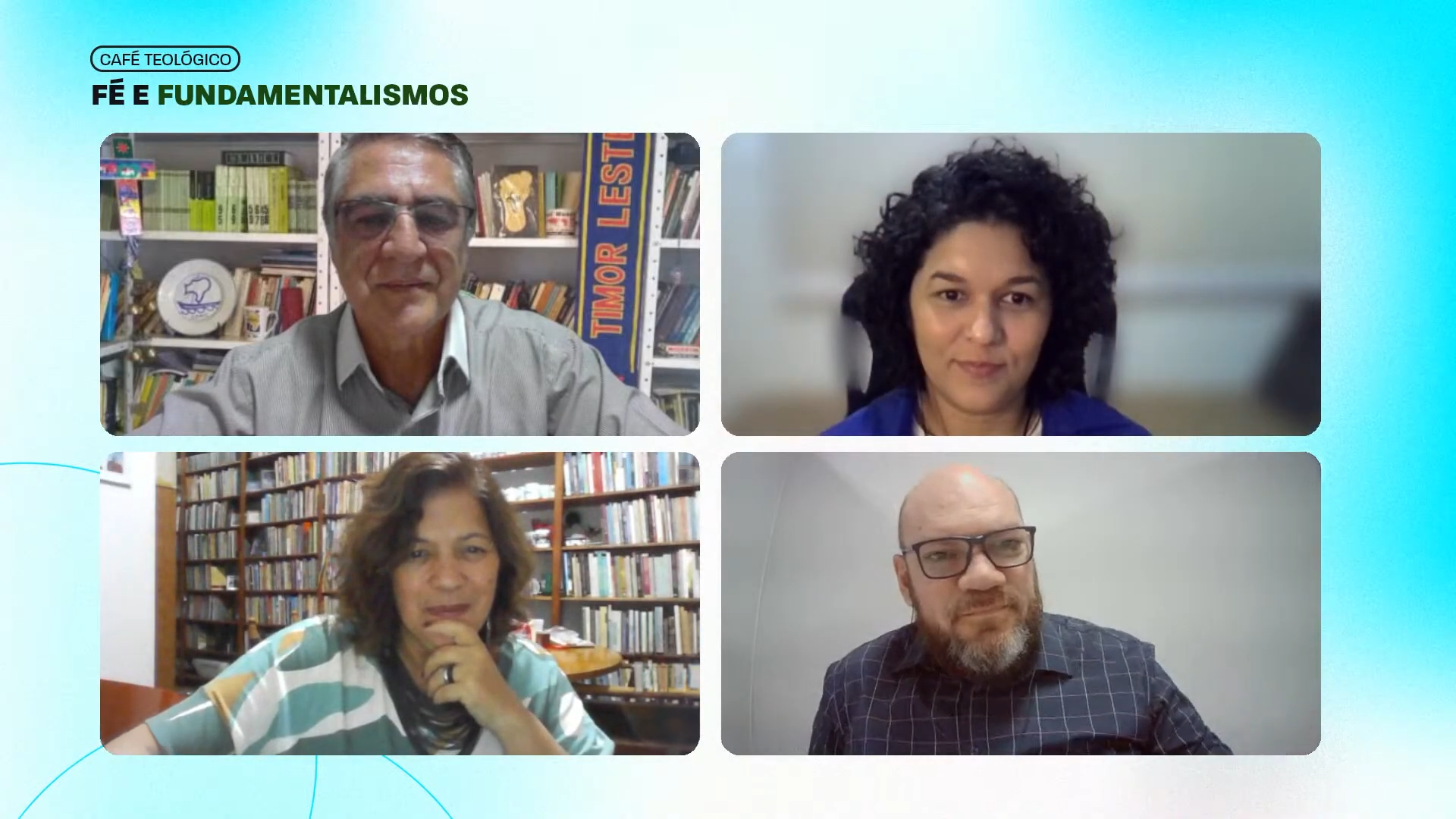 Café Teológico reflete sobre fé, fundamentalismos e cultura digital